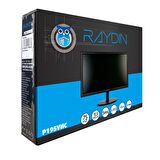RAYDIN P195VHC 19,5&quot; 5ms, 75Hz, 1600x900, D-Sub, HDMI, TN LED Monitör