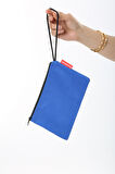 Baghashtag Mavi Clutch Bez Çanta