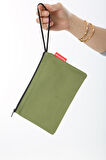 Baghashtag Yeşil Clutch Bez Çanta