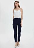 Selen Normal Bel Standart Siyah Kadın Pantolon 24YSL5166