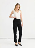 Selen Normal Bel Standart Siyah Kadın Pantolon 25YSL5345