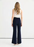 Selen Normal Bel Standart Lacivert Kadın Pantolon 25YSL5346