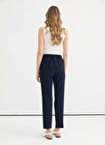Selen Normal Bel Standart Lacivert Kadın Pantolon 25YSL5347