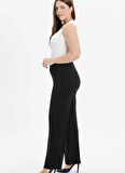 Selen Normal Bel Normal Siyah Kadın Pantolon 25YSL5355-BB