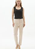 Selen Normal Bel Standart Taş Kadın Pantolon 25YSL5352