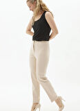 Selen Normal Bel Standart Taş Kadın Pantolon 25YSL5352