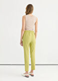Selen Normal Bel Standart Yeşil Kadın Pantolon 25YSL5357