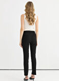 Selen Normal Bel Standart Siyah Kadın Pantolon 25YSL5349