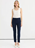 Selen Normal Bel Standart Lacivert Kadın Pantolon 25YSL5349