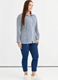 Selen Normal Lacivert Kadın Ceket 25YSL1467-BB