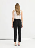 Selen Normal Bel Standart Siyah Kadın Pantolon 25YSL5363
