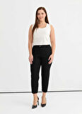 Selen Normal Bel Normal Siyah Kadın Pantolon 25YSL5388-BB