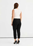 Selen Normal Bel Normal Siyah Kadın Pantolon 25YSL5388-BB