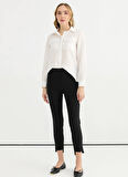 Selen Normal Bel Standart Siyah Kadın Pantolon 25YSL5382