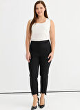 Selen Normal Bel Normal Siyah Kadın Pantolon 25YSL5383-BB