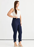 Selen Normal Bel Normal Lacivert Kadın Pantolon 25YSL5383-BB