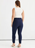 Selen Normal Bel Normal Lacivert Kadın Pantolon 25YSL5383-BB
