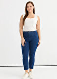Selen Normal Bel Normal Mavi Kadın Pantolon 25YSL5389-BB
