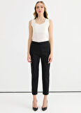 Selen Normal Bel Standart Siyah Kadın Pantolon 25YSL5370