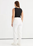 Selen Normal Bel Normal Ekru Kadın Pantolon 25YSL5361-BB