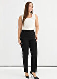 Selen Normal Bel Normal Siyah Kadın Pantolon 25YSL5361-BB