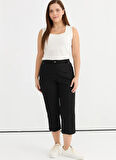 Selen Normal Bel Normal Siyah Kadın Pantolon 25YSL5362-BB