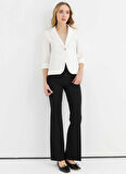 Selen Standart Ekru Kadın Ceket 25YSL1474