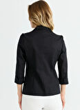 Selen Standart Siyah Kadın Ceket 25YSL1474