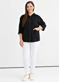 Selen Normal Siyah Kadın Ceket 25YSL1481-BB