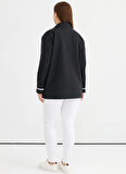 Selen Siyah Kadın Trençkot 25YSL9458-BB