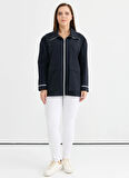 Selen Lacivert Kadın Trençkot 25YSL9458-BB