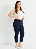 Selen Normal Bel Normal Lacivert Kadın Pantolon 25YSL5391