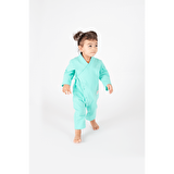 Uzun Kimono Tulum Mint Yeşili