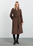 Selen Kahve Kadın Manto 25KSL9532