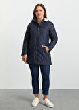 Selen Lacivert Kadın Mont 25KSL6157