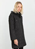 Selen Siyah Kadın Mont 25KSL6158