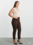 Selen Normal Bel Normal Kahve Kadın Pantolon 25KSL5461