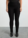 Selen Normal Bel Normal Siyah Kadın Pantolon 25KSL5455