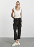 Selen Normal Bel Standart Siyah Kadın Pantolon 25KSL5472