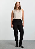 Selen Normal Bel Normal Siyah Kadın Pantolon 25KSL5459