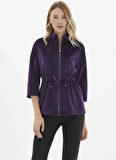 Selen Standart Mor Kadın Ceket 25KSL1561
