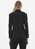 Selen Standart Siyah Kadın Ceket 25KSL1563