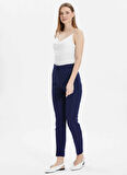 Selen Normal Bel Standart Lacivert Kadın Pantolon 25KSL5485