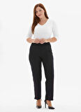 Selen Normal Bel Normal Siyah Kadın Pantolon 25KSL5488