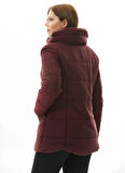 Selen Bordo Kadın Mont 25KSL6170