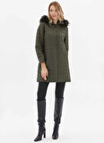 Selen Yeşil Kadın Mont 25KSL6172