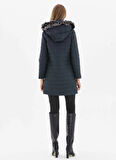 Selen Lacivert Kadın Mont 25KSL6172