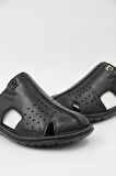 Pierre Cardin 6592 Erkek Sandalet - Siyah