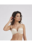Moonlight 105 Cappucino Çift Destekli Straplez Sütyen
