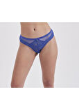 Moonlight 3188 Mavi Dantel Detaylı Slip